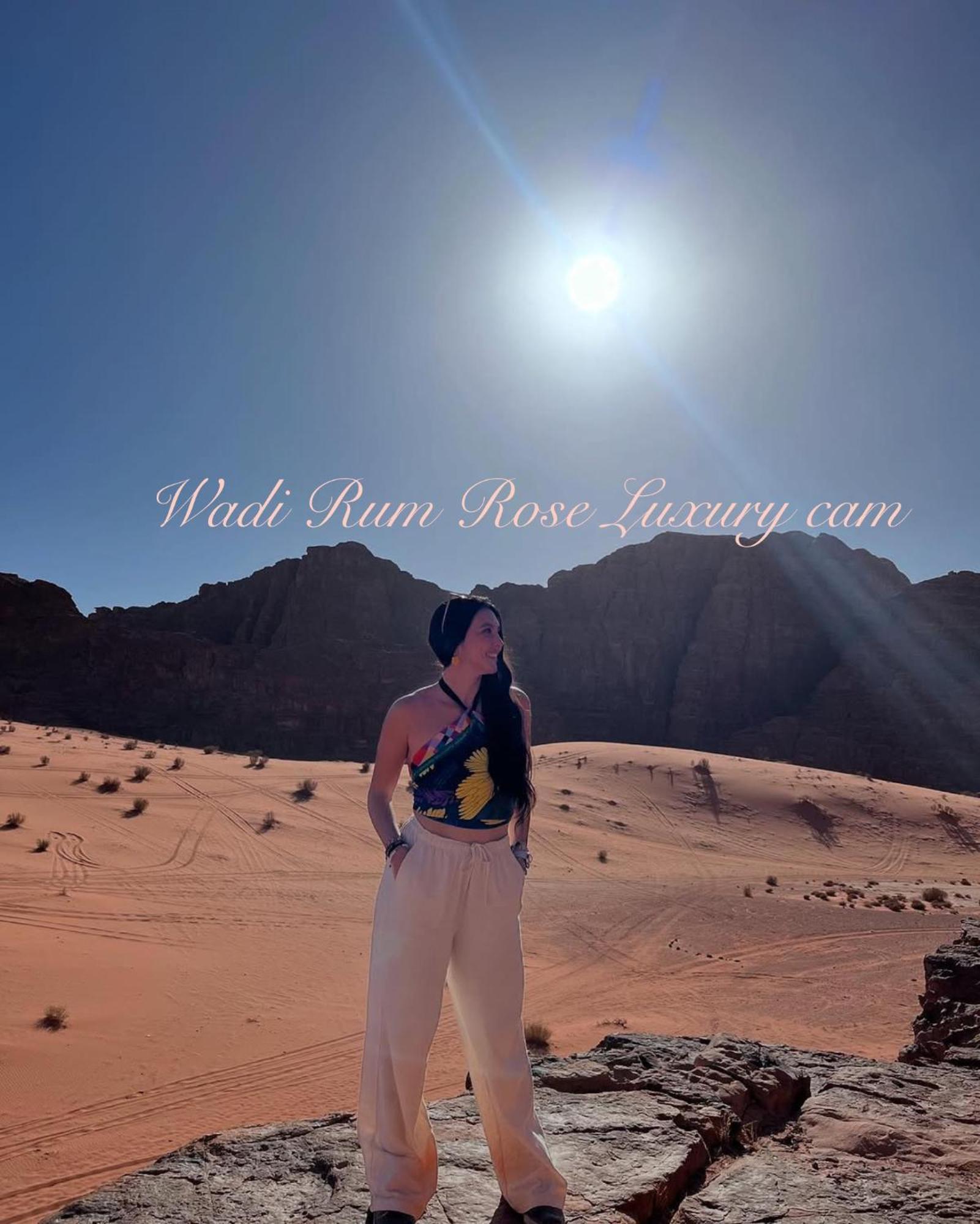 Wadi Rum Rose Luxury Camp ภายนอก รูปภาพ