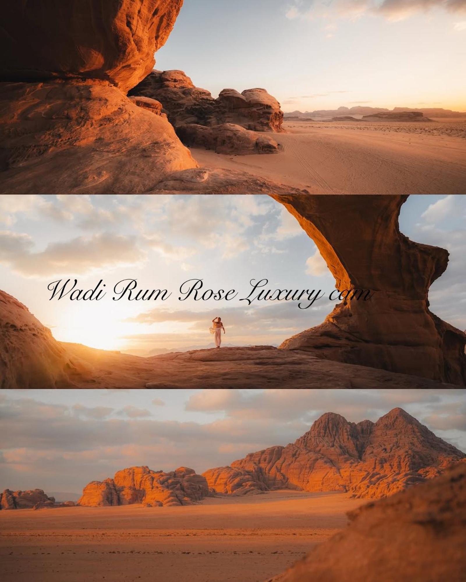 Wadi Rum Rose Luxury Camp ภายนอก รูปภาพ